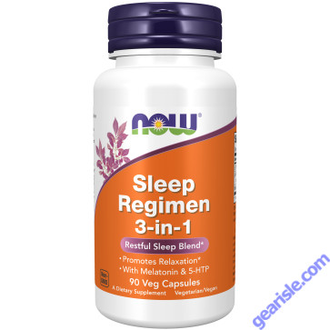NOW Foods Sleep Regimen 3-in-1 90 Veg Capsules