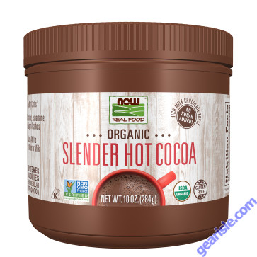 NOW Foods Slender Hot Cocoa Organic 10 oz.