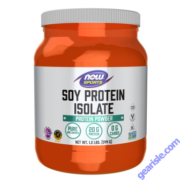 NOW Foods Soy Protein Isolate Unflavored Powder 1.2 lbs.