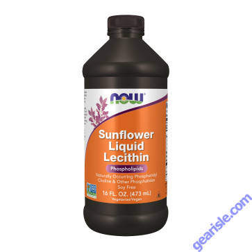 NOW Foods Sunflower Liquid Lecithin 16 fl oz