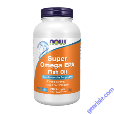 NOW Foods Super Omega EPA Fish Oil Double Strength 240 Softgels