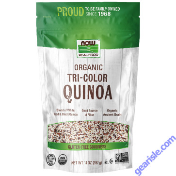 NOW Foods Tri-Color Quinoa Organic 14 oz.