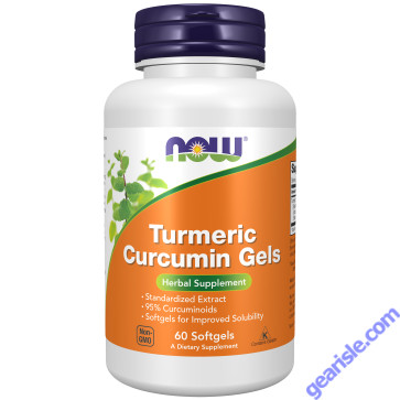 NOW Foods Turmeric Curcumin Gels 60 Softgels
