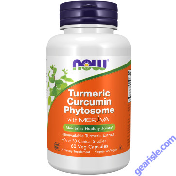 NOW Foods Turmeric Curcumin Phytosome 60 Veg Capsules