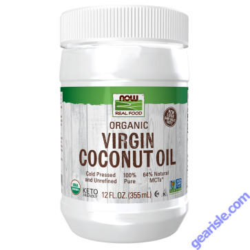 NOW Foods Virgin Coconut Cooking Oil Organic 12 fl oz