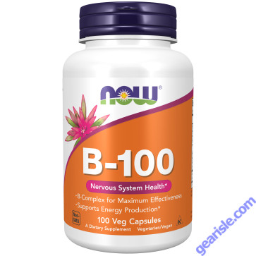 NOW Foods Vitamin B-100 100 Veg Capsules