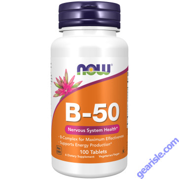 NOW Foods Vitamin B-50 100 Tablets