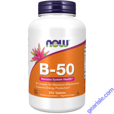 NOW Foods Vitamin B-50 250 Tablets