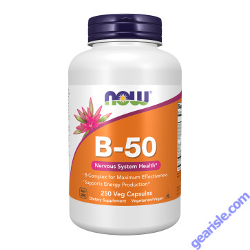 NOW Foods Vitamin B-50mg 250 Veg Capsules