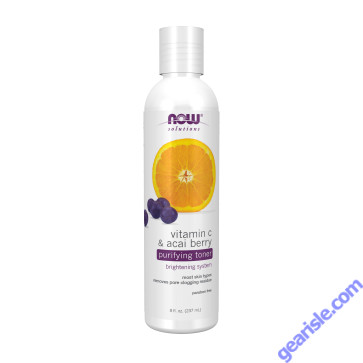 NOW Foods Vitamin C & Acai Berry Purifying Toner 8 fl oz