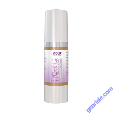NOW Foods Vitamin C Ascorbic Acid + Ferulic Acid Serum 1 fl oz