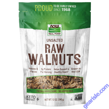 NOW Foods Walnuts Raw & Unsalted 12 oz.