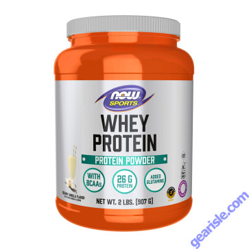 NOW Foods Whey Protein Creamy Vanilla Powder 2 lbs.