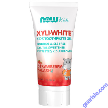NOW Foods Xyliwhite Strawberry Splash Toothpaste Gel for Kids 3 oz.