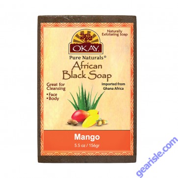 OKAY African Black Soap Mango - 5.5oz OKAY African Black Soap Mango - 5.5oz