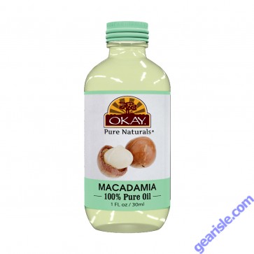 OKAY Macadamia Oil 1oz for Skin and Hair
