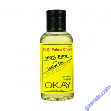 OKAY Pure Naturals Palma Christi Castor Oil bottle