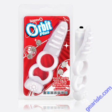 ScreamingO Orbit Plus Stretchy Vibrating Double Ring Erection Toy