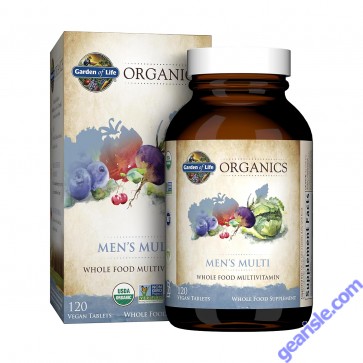 Organic Men's Multivitamin Bottle Organic Men's Multivitamin Bottle