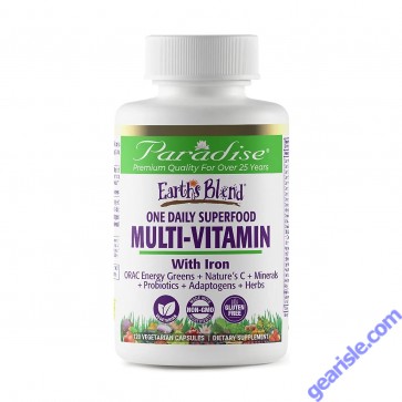 Paradise Herbs Earth's Blend Multivitamin Front View