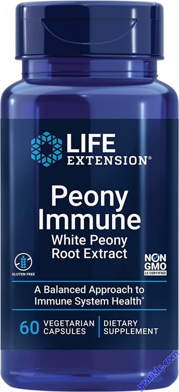 Life Extension Peony Immune bottle
