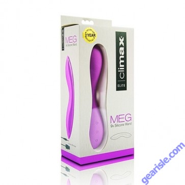 Climax Meg 9x Silicone Wand Purple Rechargeable Vibe 