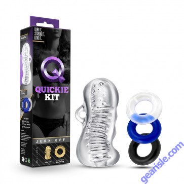 Quickie Kit Jerk Off Clear