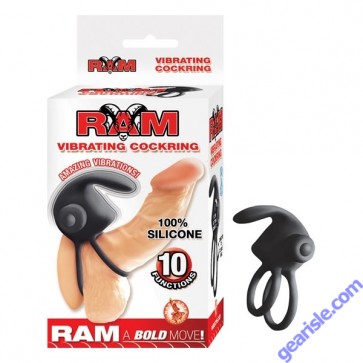 Ram Vibrating Cockring Black