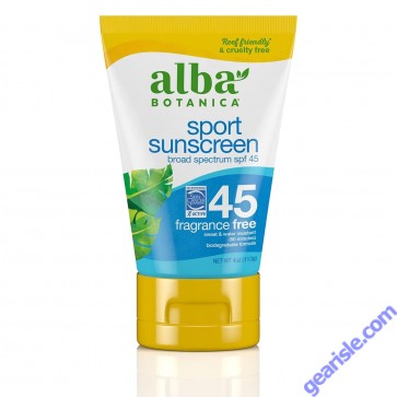 Sport Sunscreen Lotion 45 SPF Fragrance Free 4 Oz