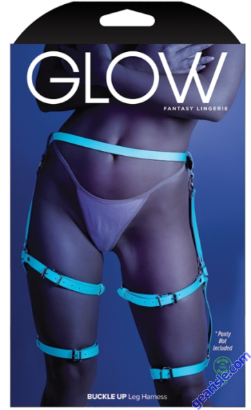 Glow Flexible Material Leg Harness Blue One Size