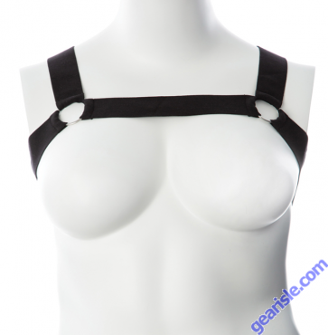 VooDoo Unisex Gender Fluid Mason Harness Black Body Hugging Design