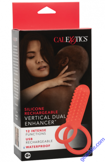 CalExotics Silicone Rechargeable Vertical Dual Enhancer