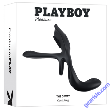 Evolved Playboy Pleasure The 3 Way Cock Ring 10 Functions 
