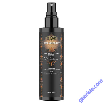 Sex Magnet Body Oil Spray-Leather 4oz