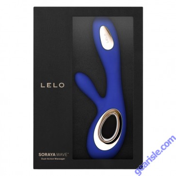 Soraya Wave Midnight Blue Luxurious Rabbit Massager Desplay