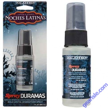 Noches Latinas Spray Duramas Aerosol Desensibilizante Para Genital Masculino 1 fl oz