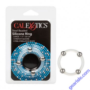 Steel Beaded Ring Large box