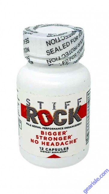 Stiff Rock Male Sexual Performance Enhancer Capsules 12 Count Bottle