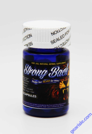 StrongBack Dick Pill 6 Capsules Bottle