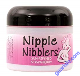 Jelique Stimulating Nipple Nibblers Juicy Sun-ripened Strawberry 2 Oz