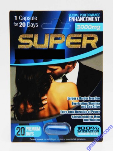 Super 3000mg Male Enhancement Blue Pill