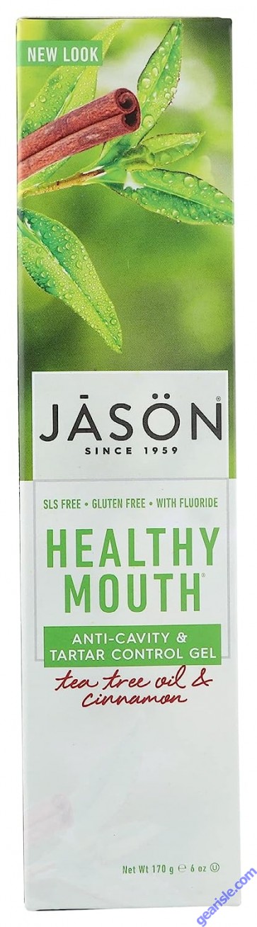 Healthy Mouth Antiplaque Tartar Control Toothpaste 6 Oz Vegan Jason