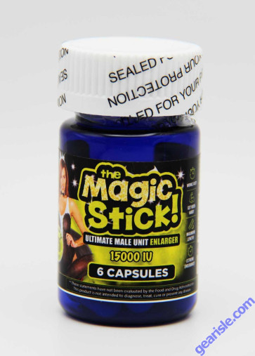 The Magic Stick 15000IU Male Unit Enhancer 6 Capsules Bottle