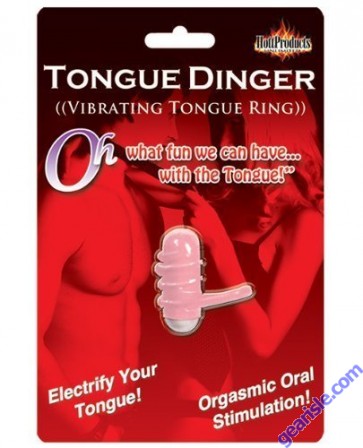 Tongue Dinger Vibrating Tongue Ring (magenta)