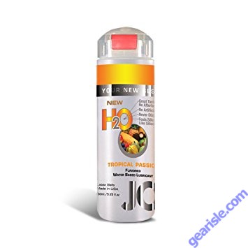 System Jo H2O Tropical Passion Flavored Lubricant Latex Safe  5.25Oz