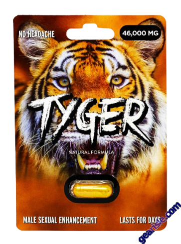 Tyger 46000mg Male Enhancement Gold Capsule