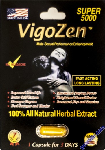 VigoZen Super 5000 Male Sexual Performance Enhancement