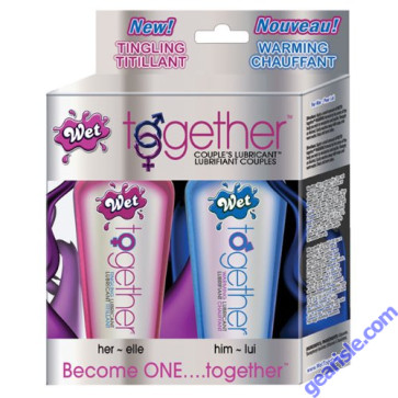 Wet Together Two 2 fl OZ Lubricant for Couples