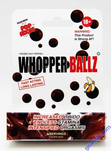 Whopper Ballz Chocolate Male Sexual Enhancement Pop Rocks