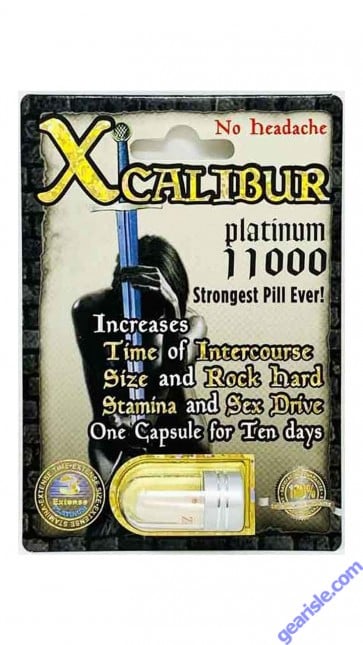 Xcalibur Black 11000 Best Male Sexual Performance Enhancement Pill